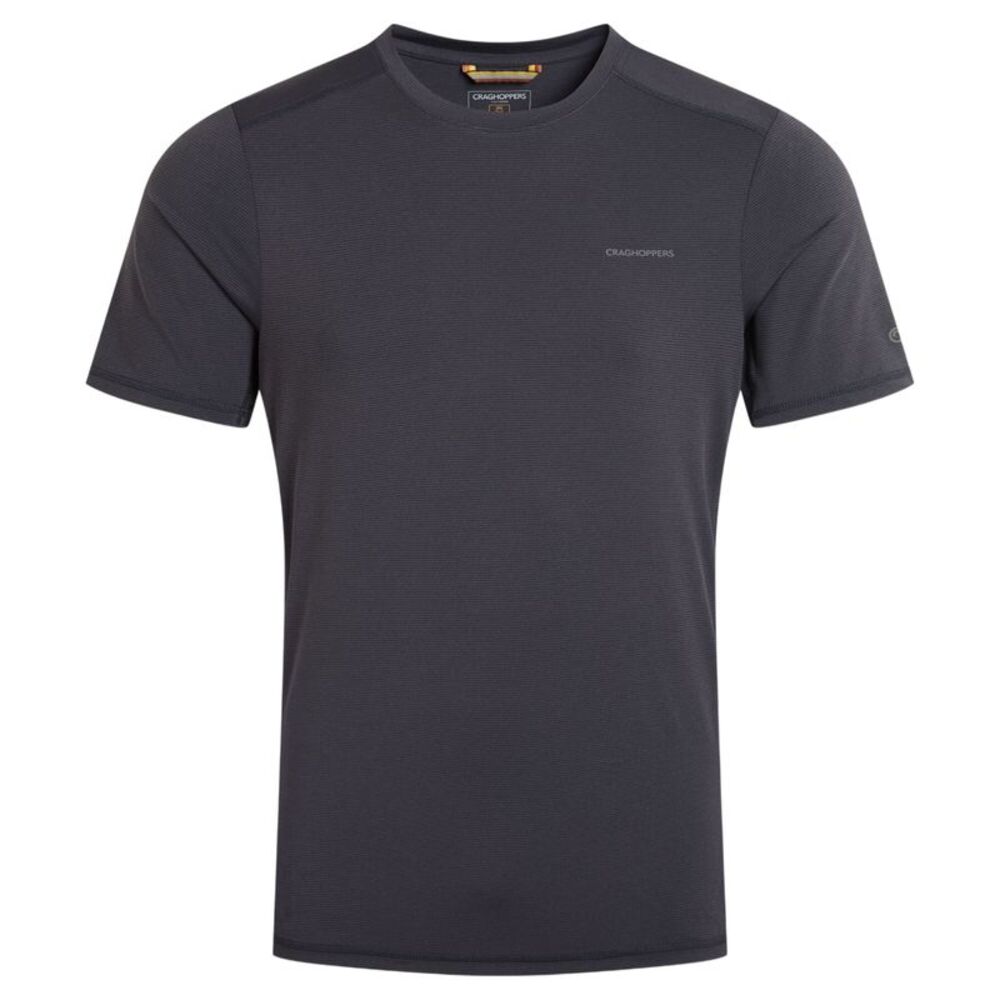 Craghoppers Mens Charon II Reflective Logo T-Shirt / Black
